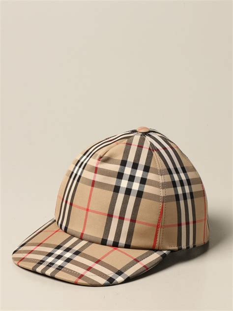 men's burberry hats